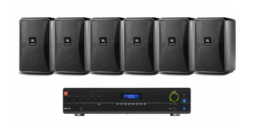 Комплект акустики 8 настінних динаміків JBL Control 28-1 Bluetooth | 8х60Вт